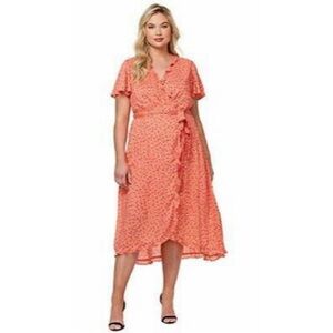 Jessica Simpson Floral Wrap Dress